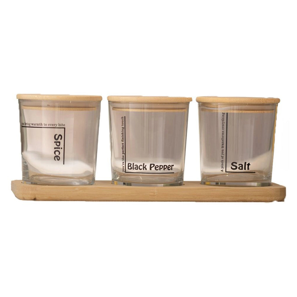 Nibapa, set Contenitori set da 3, Trasparente