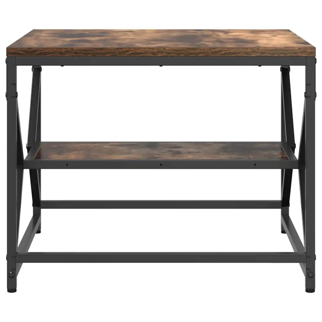 Tavolino da salotto | Tavolino da caff¨¨ | Tavolino da Soggiorno Rovere fum¨¦ 51 x 50 x 40 cm
