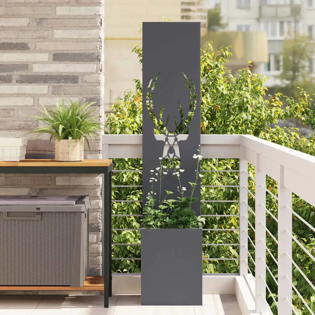 Schermo per privacy in giardino Antracite 32 x 32 x 150 cm CFW1582386