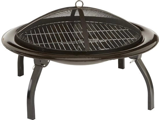Portatile incassabile per barbecue 66 cm con coperchio