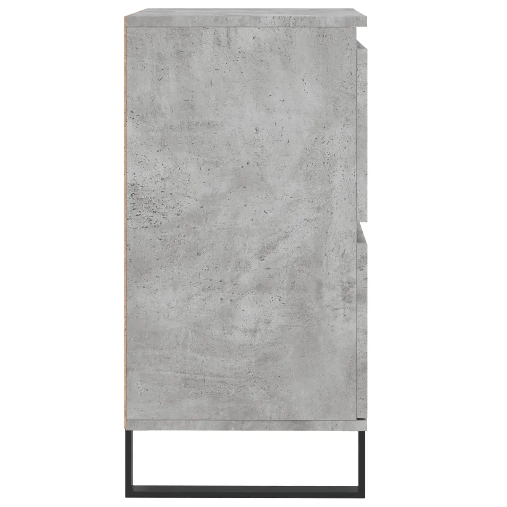 Credenze 3 pz | Madia | Buffet da pranzo | Armadio da pranzo Grigio Cemento in Legno Multistrato