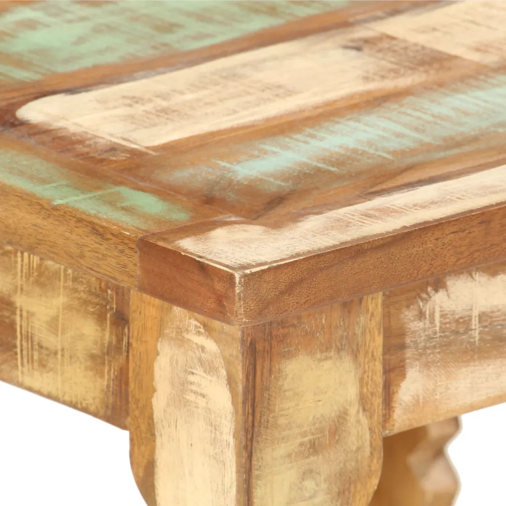 Tavolino da CaffÃ¨ 40x40x40 cm in Legno Massello di Recupero cod mxl 16063