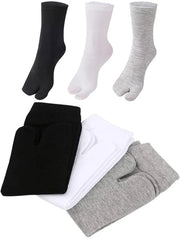 Sokke per Teen - Disegno a Piede Diviso - Respiranti - Antiscivolo - Per Uomo/Donna - Ideali per Teenslippers - 6 Paia - Teensokke