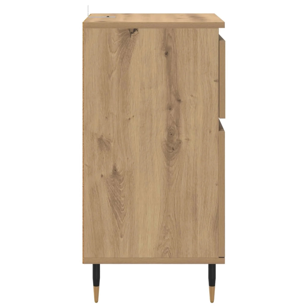 Credenza | Madia | Buffet da pranzo | Armadio da pranzo con cassetto Rovere artigianale 40 x 35 x 70 cm