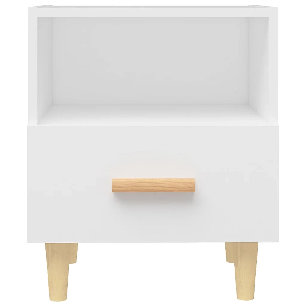 Comodino Bianco 40x35x47 cm 812006