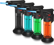 4 Pezzi di Mini Lampada da Torcia - Accendini Potenti e Resistenti al Vento per Candelabri e Fiammiferi