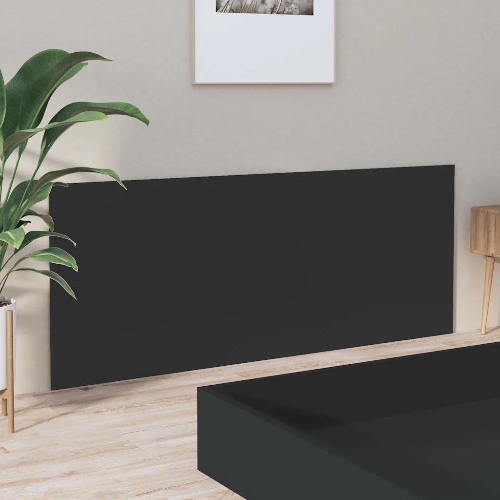 Testiera | Testata per Letto Nera 200x1,5x80 cm in Legno Multistrato