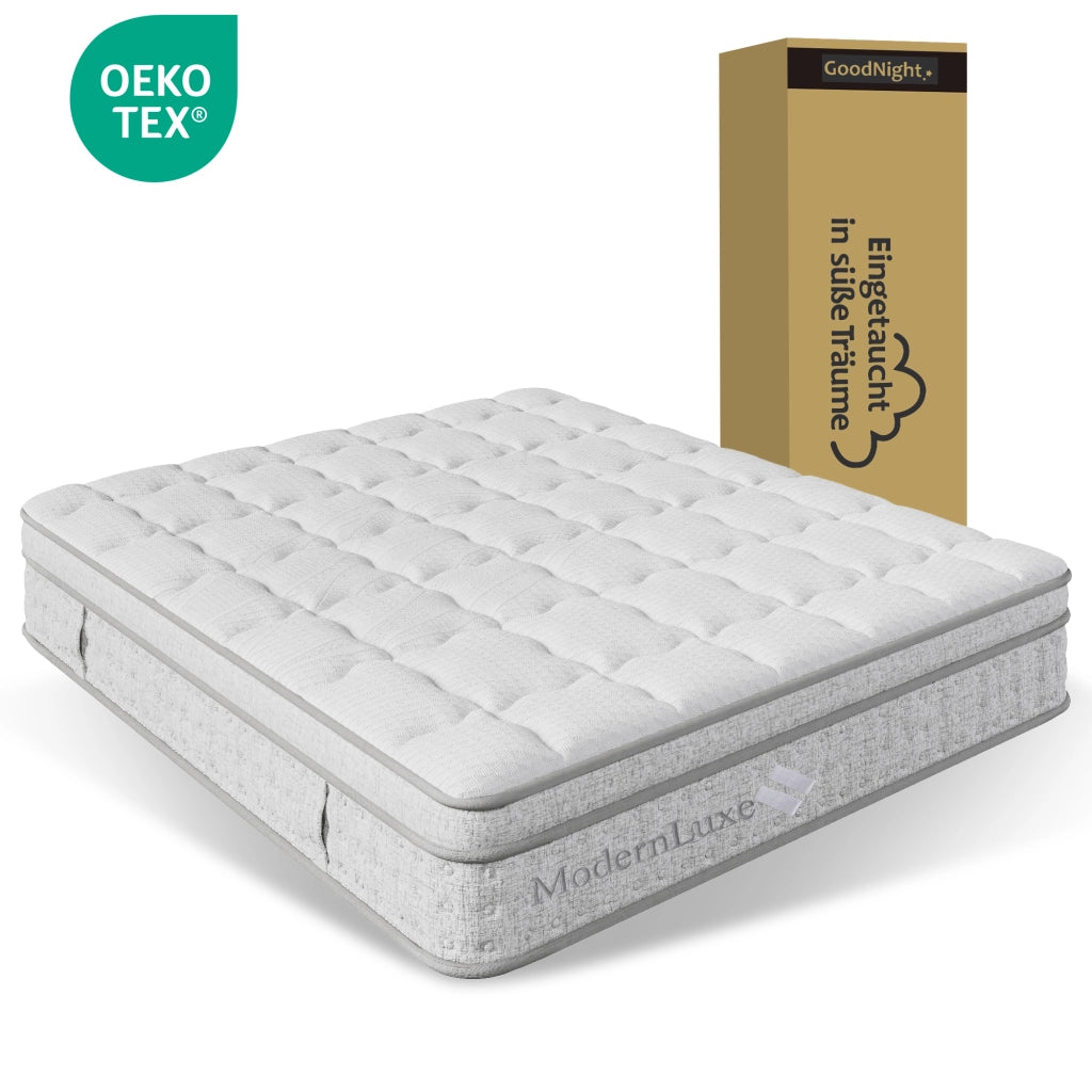 Materasso ibrido a molle insacchettate bianco 140x200 cm