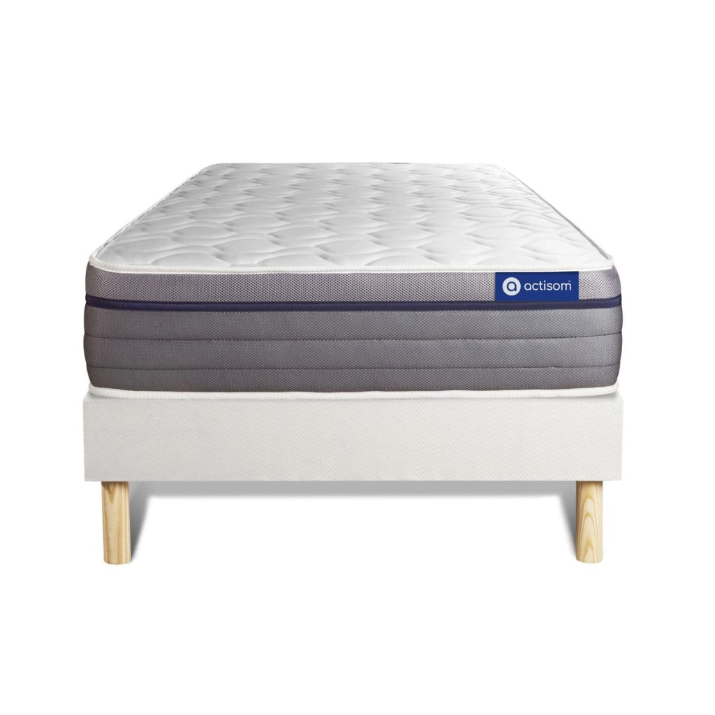 Kit rete e materasso matrimoniale Actilatex zen 90x190cm - Spessore : 26cm - Lattice e memory foam - Bilanciato -
