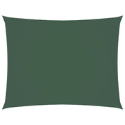Parasole a vela | Telo Ombra | Vela da ombra Oxford Rettangolare 3x4,5 m Verde Scuro