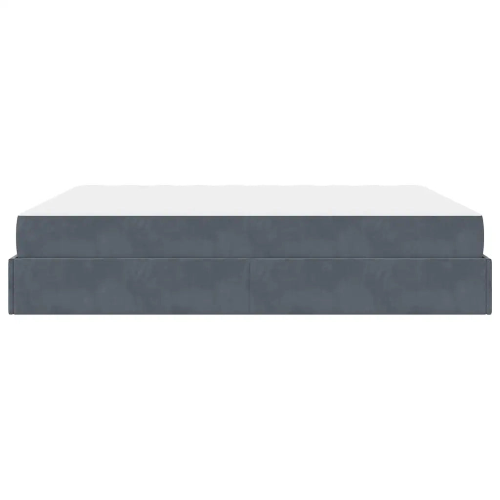vidaXL Struttura del letto Grigio scuro 180 x 200 cm Velluto