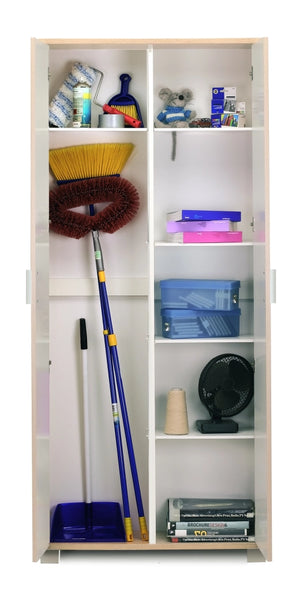 KIT ARMADIO 2 ANTE H190 L83 P29 Cm STRUTTURA OLMO FRONTALE BIANCO SARMOG 747k