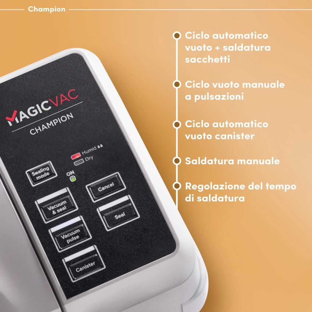 Macchina Sottovuoto 130W Magic Vac Champion Flaem Nuova