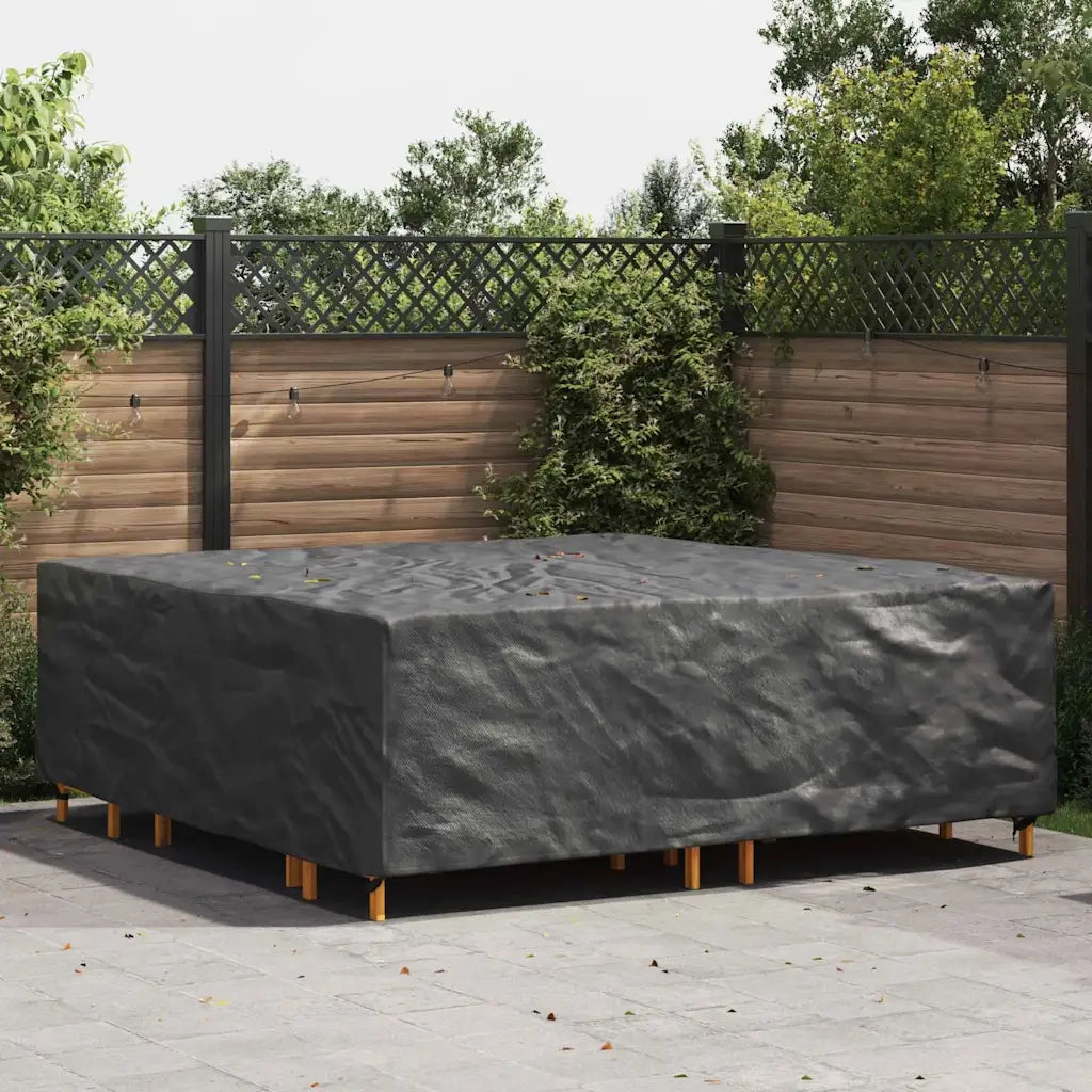 vidaXL Copertura per mobili da esterno Nero 235 x 235 x 70 cm 600D