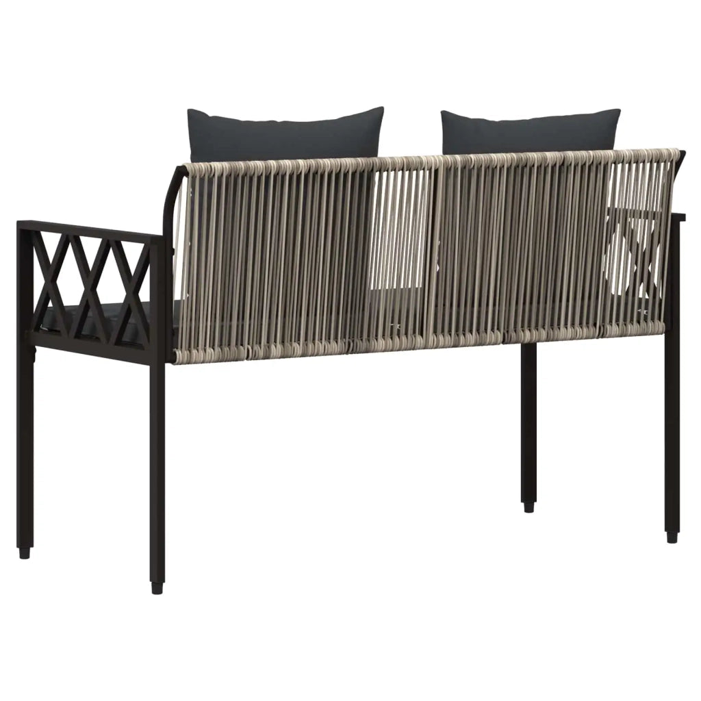 Panchine da esterno 2 -Seater 116 x 56 x 75 cm polyrattan 42025353