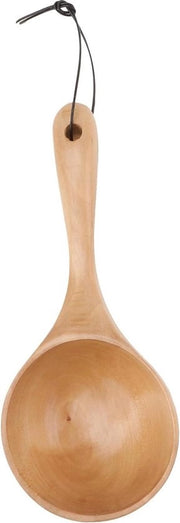 Scoop per acqua in legno massello - stile giapponese - elettrodomestico - cucchiaio di legno a forma rotonda per acqua