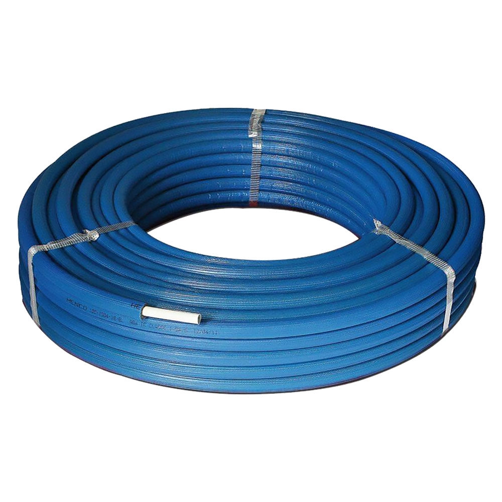 TUBO MULTISTRATO RIVESTITO PEXB/AL/PEXB Ø  16 x 2 - rotolo 50 metri - BLU  - SESTA