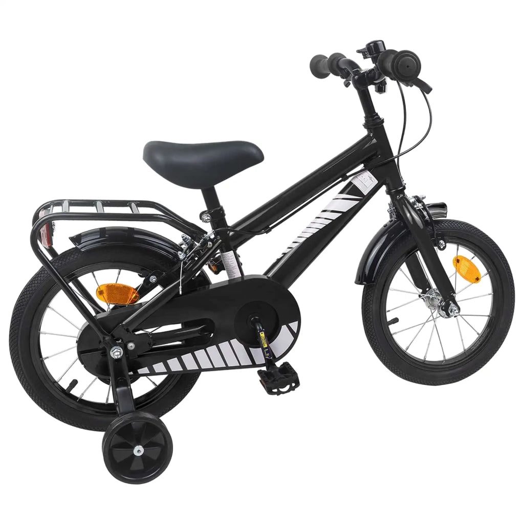 Bicicletta per Bambini 12 Pollici per bambini di 2-4 anni Nero 42009354