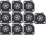 Set di Membrana per la Riparazione del Carburatore - Adatto per ZAMA 180/S210/MS230/MS250 - Gomma/Iron Duraturo - Forma Ottimale - Durata Estesa - Kit di Riparazione del Carburatore