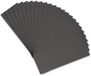Set di carta abrasiva 21 delicato 220 trama per legno auto metallo e vernice 23 x 9 cm