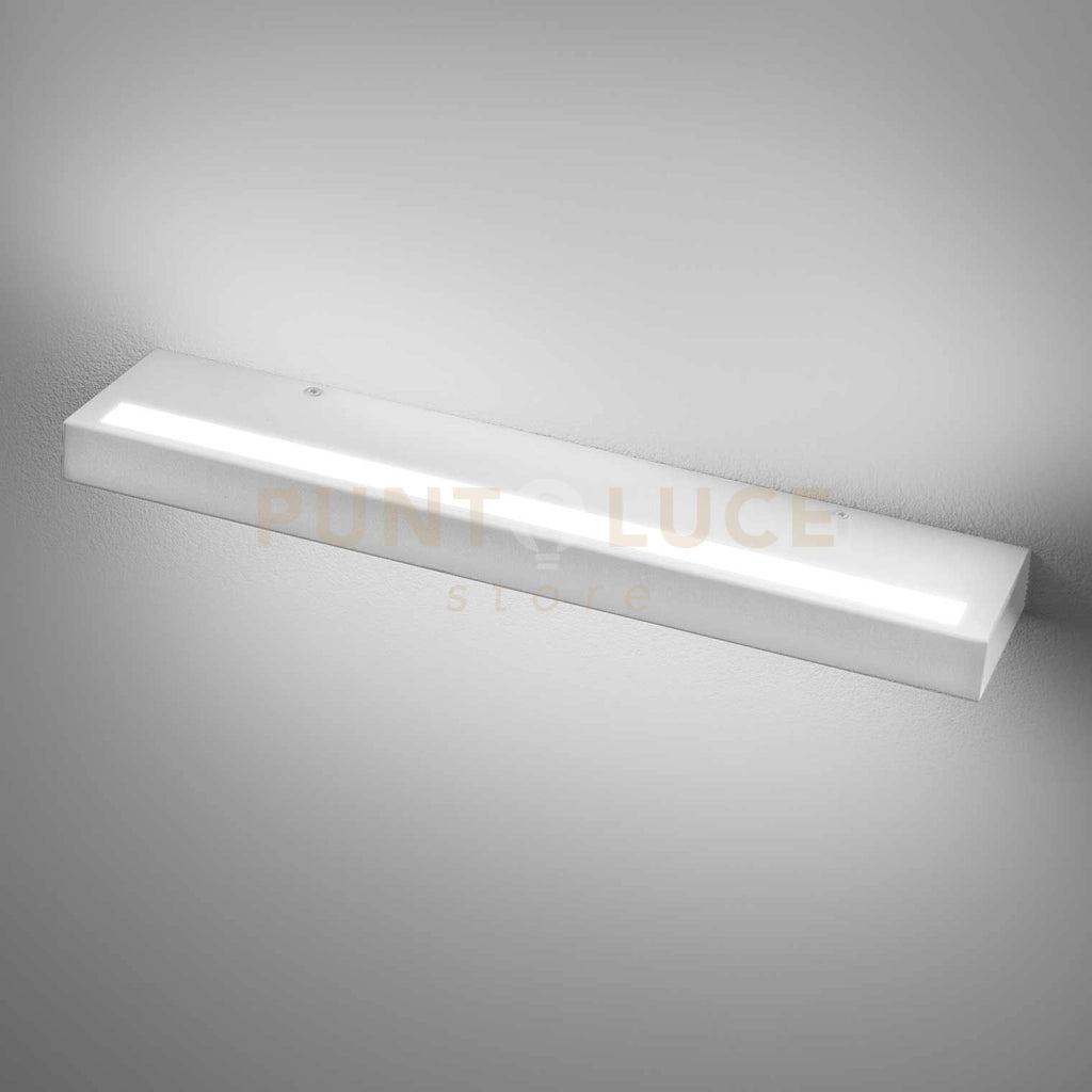 GAP524- APPLIQUE LED BIEMISSIONE IN ALLUMINIO BIANCO DIMMERABILE 3000K 4983LM 44W 50CM