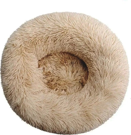 Cuscino per Animali - Rond - 90Cm - Grande - Cuscino per Cani - Cuscino per Gatti - Super Sovraccoperto - Cuscino per Cani - Cuscino per Gatti - Lungo - Plush - Cuscino per Cani - Cuscino per Gatti - Caldo - Per il Sonno