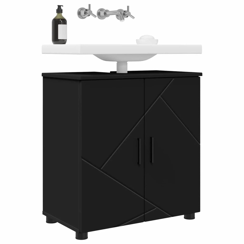 Mobile da Bagno Nero 61 x 35 x 64 cm 883285