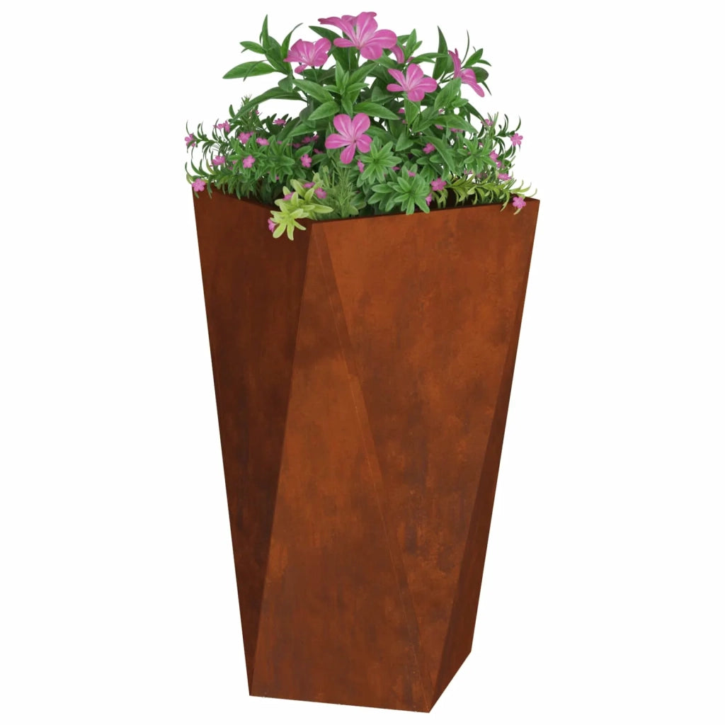 Fioriera 2 pcs Ruggine 40 x 40 x 75 cm 883793