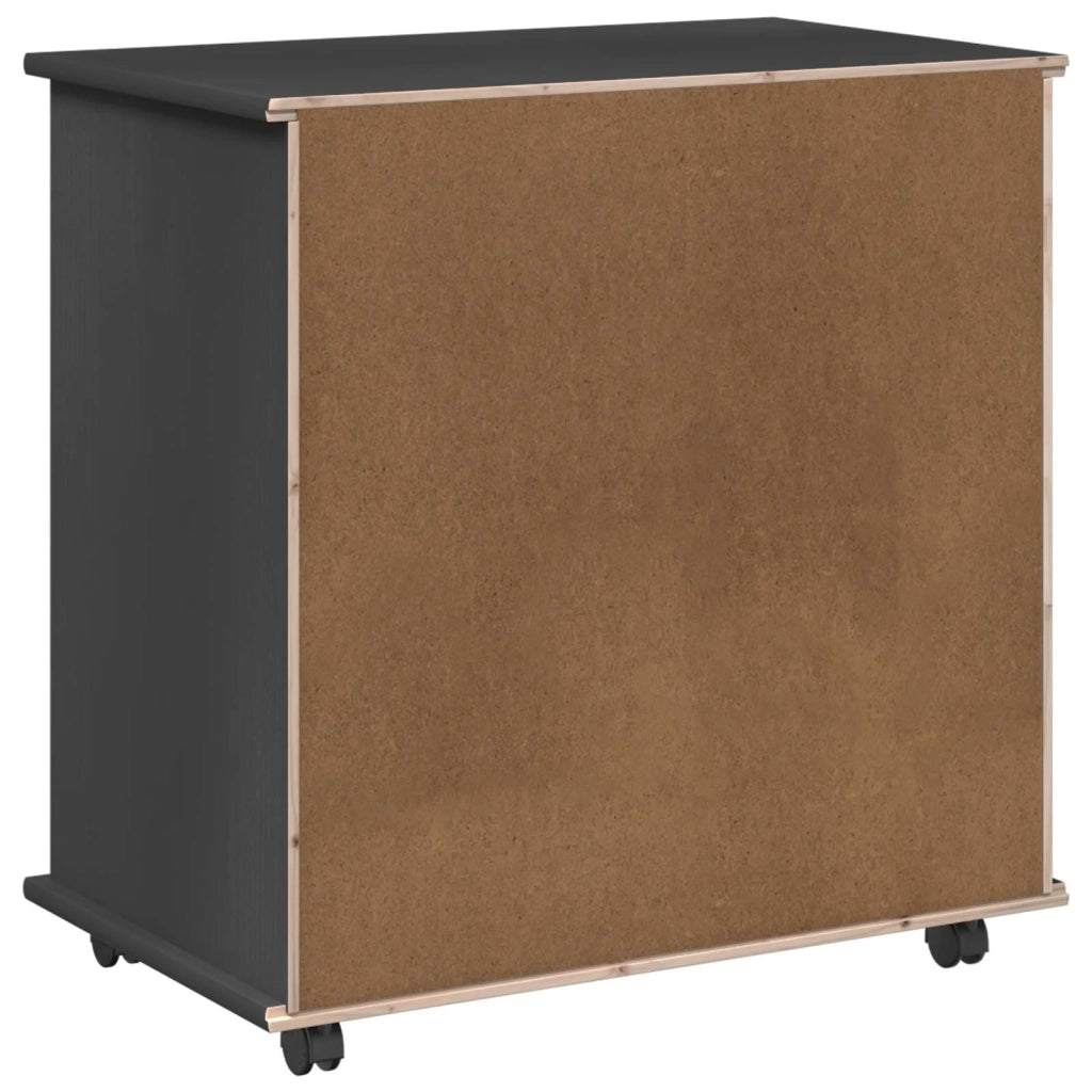 Mobile con Ruote con ruota Grigio 63,5 x 39 x 65,5 cm