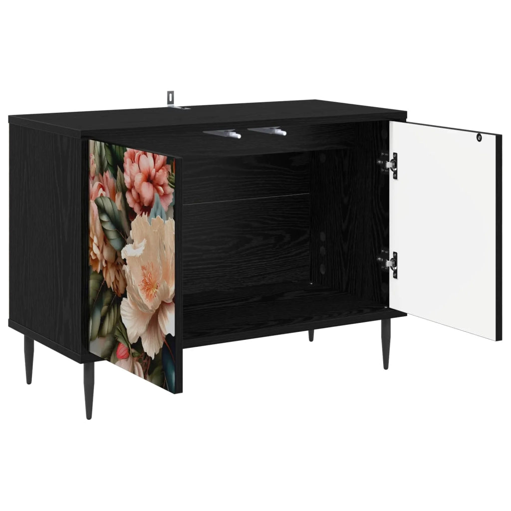 Mobile TV BORNE 69 x 33 x 50,5 cm Rovere Nero 8007016