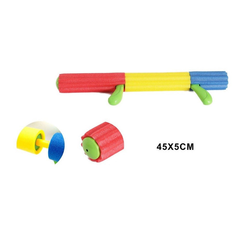 Trade Shop - Pistola Ad Acqua Tubo Manico In Gommapiuma Colorata 45x5cm Giochi Bambini 605474 -