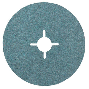 Topex 55h853 disco abrasivo in f /fibra 125 k100 set 3 pezzi zirc