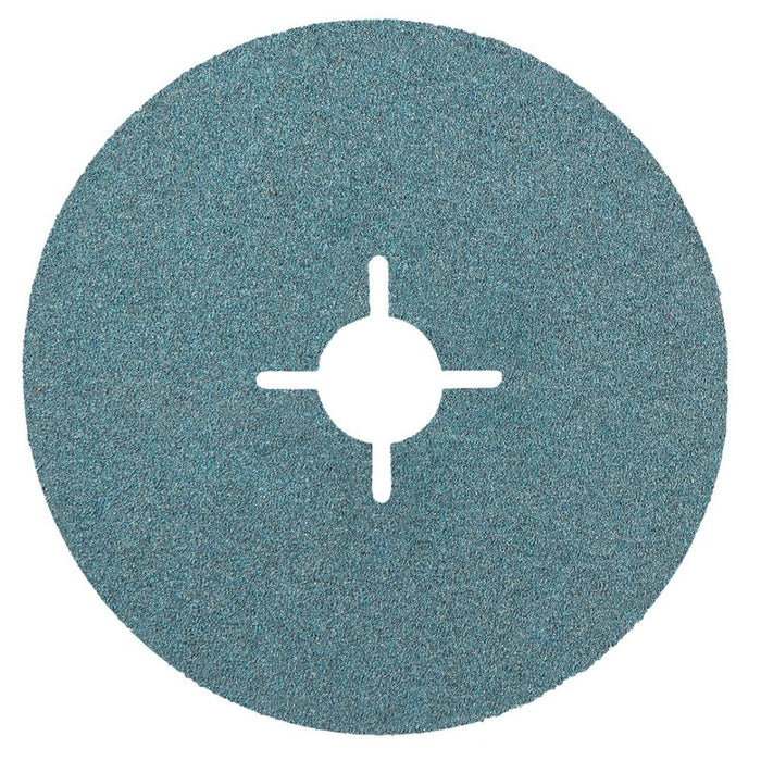 Topex 55h853 disco abrasivo in f /fibra 125 k100 set 3 pezzi zirc