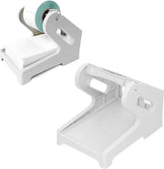 Accessori per stampante termica desktop - supporto per rotoli - etichette infinite - accessori per stampante etichette desktop - supporto per stampante termica - supporto per rotoli bianco - 19 x 13 x 15 cm.