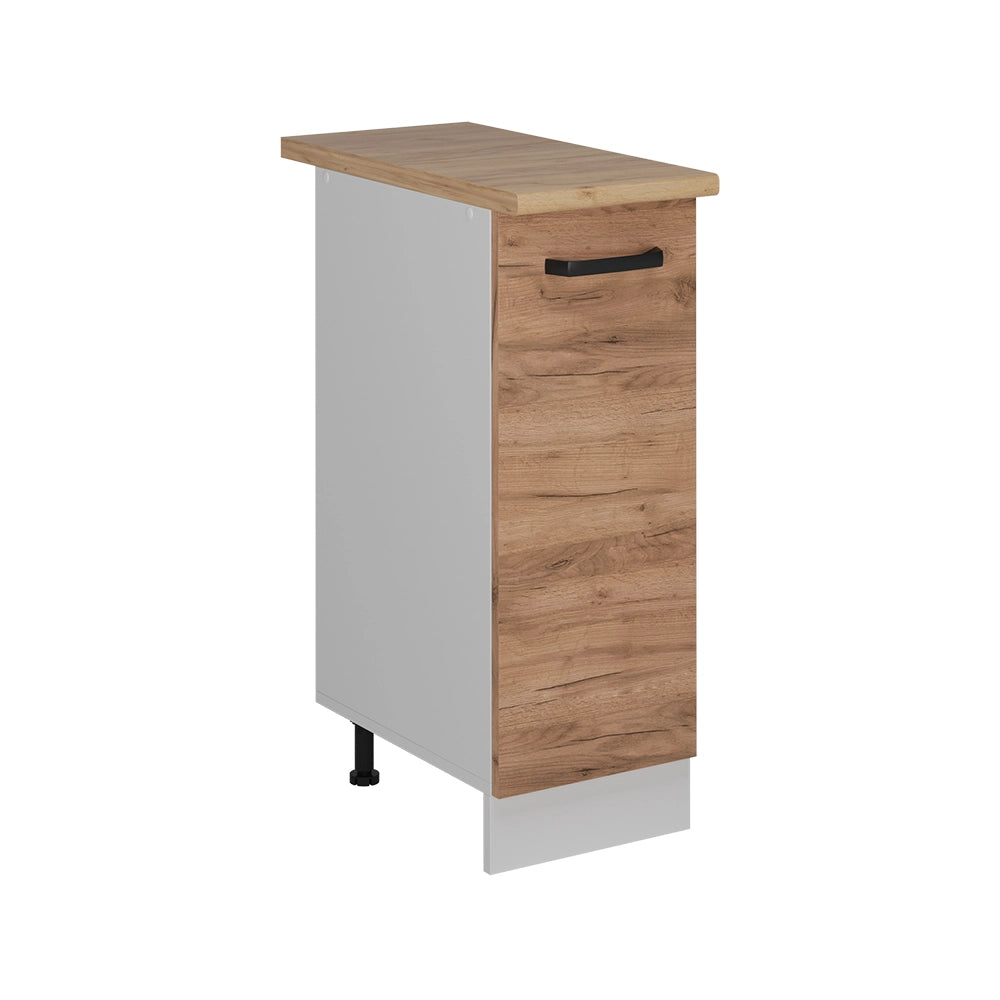 Armadio cucina dispensa alto R-Line Rovere dorato/Bianco 30 cm PL Rovere Vicco