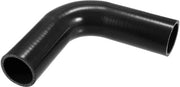 Attacco a 90 gradi per angolo - Guaina di silicone - Diametro interno 45mm - Diametro esterno 55mm - Lunghezza 150mm - Nero