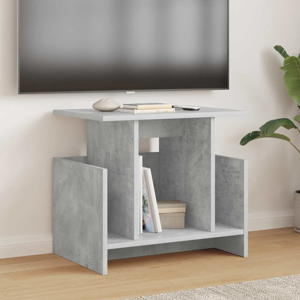 Supporto TV 50 x 35 x 45 cm Grigio cemento Legno ingegnerizzato 891006