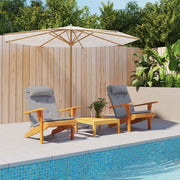 Cuscini per Sedia Adirondack 2 pz Grigio in Tessuto Oxfordcod mxl 70292