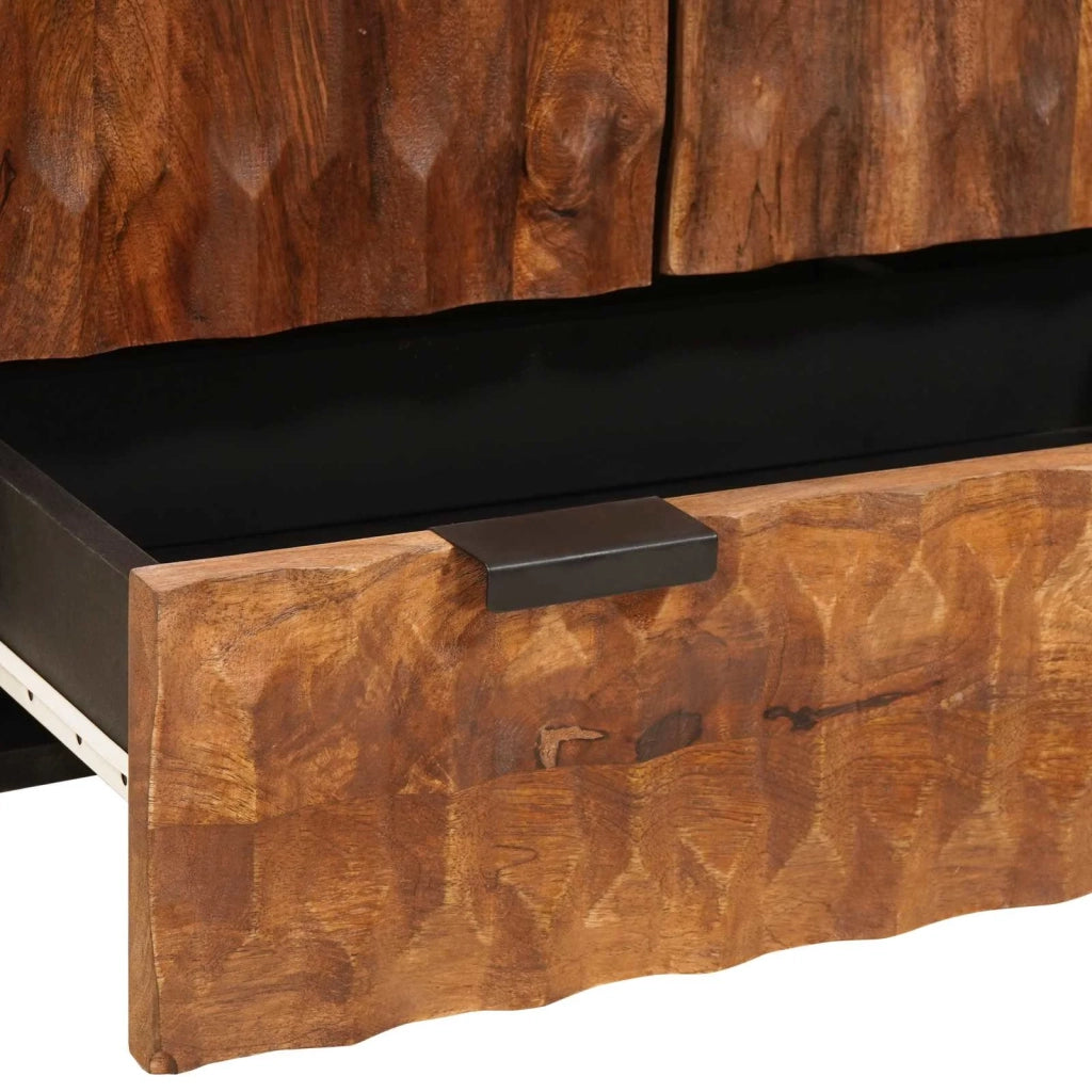 Credenza con cassetto Finitura Marrone Acacia 60 x 33 x 100 cm 4017930
