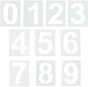 Schede numeriche riutilizzabili 30 pezzi - Disegno a rilievo - 10 stili - 4,3 cm - Plastica PET - Prodotto con tecnica di stampa a foro - Schede numeriche