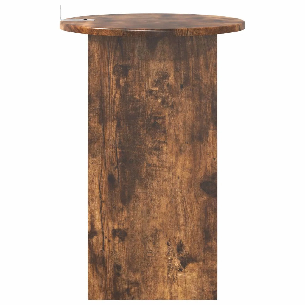 Tavolo laterale Rovere Fumo Ø 39,5 x 55 cm Legno ingegnerizzato 8001042