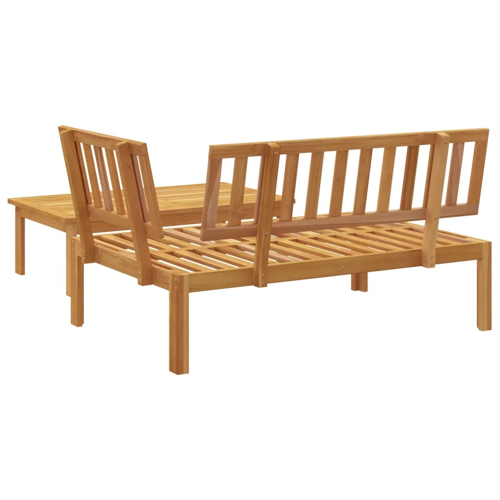 Salotto da Giardino-Set Divani Pallet da Giardino 2pz in Legno Massello di Acacia 233762