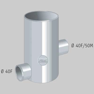 POZZETTO A PAVIMENTO 2 VIE ALTO  10040     NICOLL