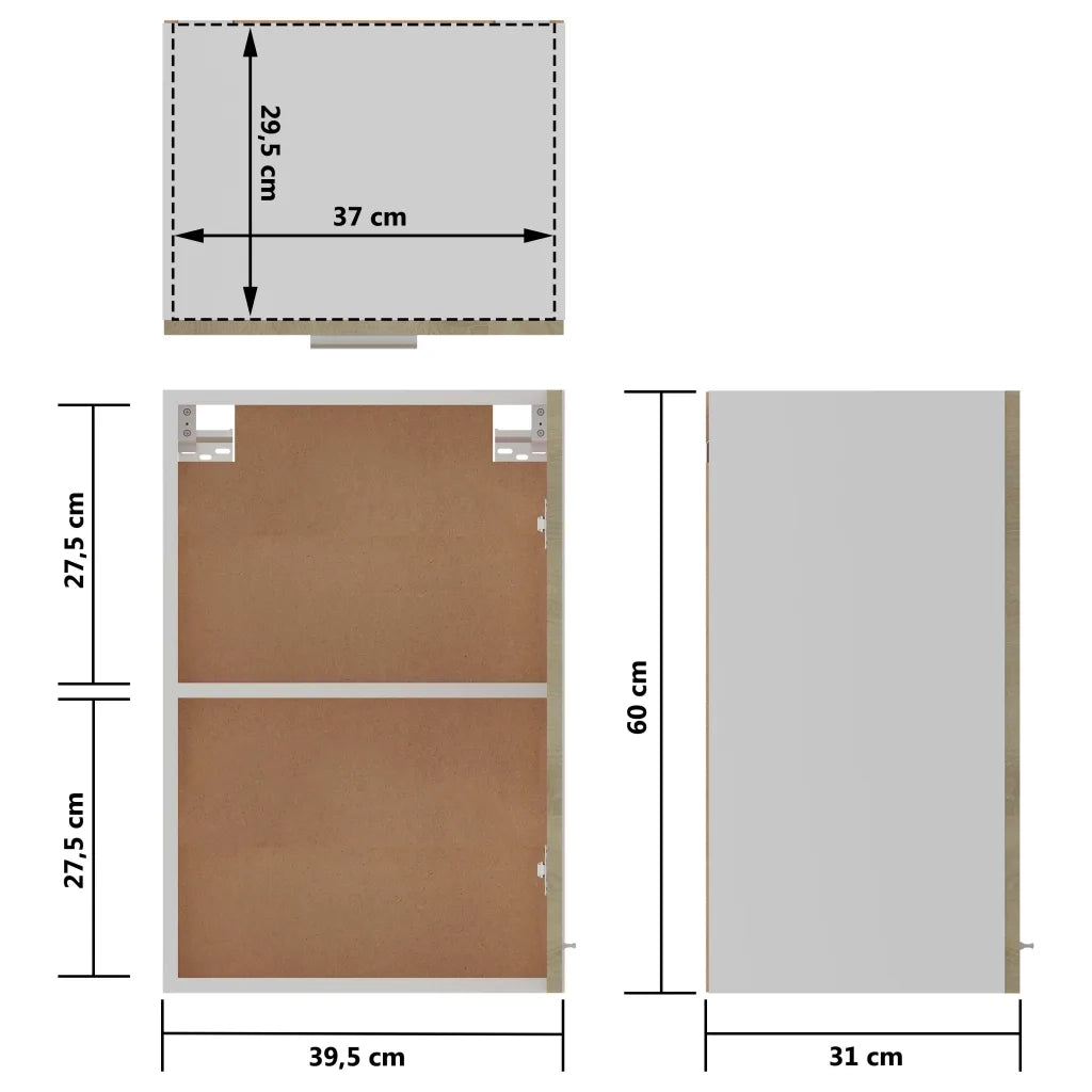 Armadio pensile | Mobile Pensile ¡°Lyon¡± Rovere Sonoma 39,5x31x60 cm