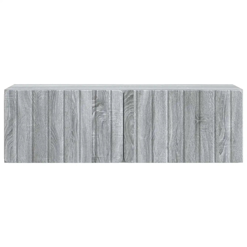 Mobile Porta TV da Muro 98 x 31 x 30 cm Sonoma grigio 898391