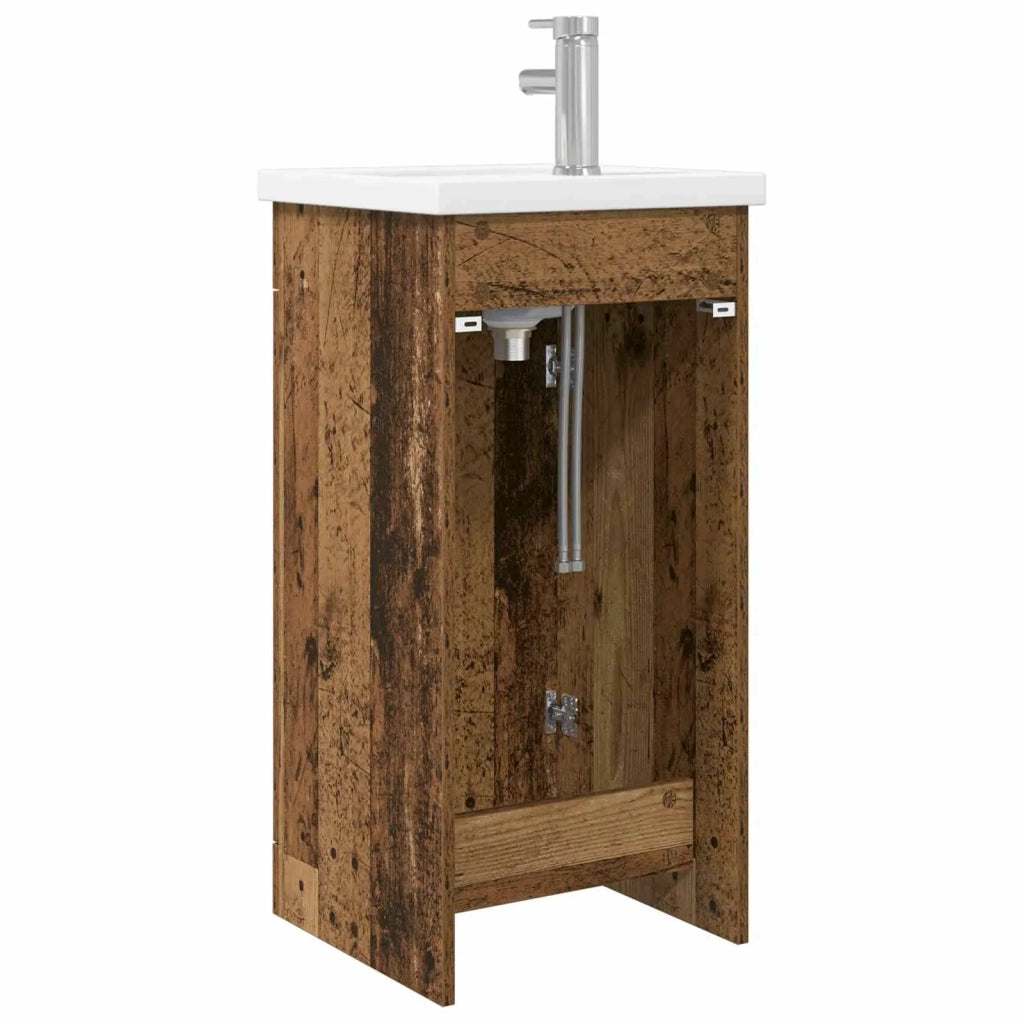 Mobile da bagno con lavabo Legno antico 42 x 40 x 84,5 cm 890678