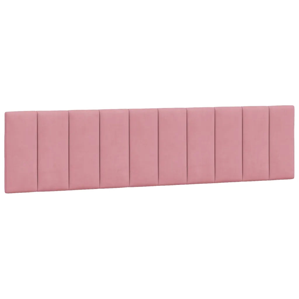 Cuscino Testiera Hanko Rosa 200 cm in Velluto 374694