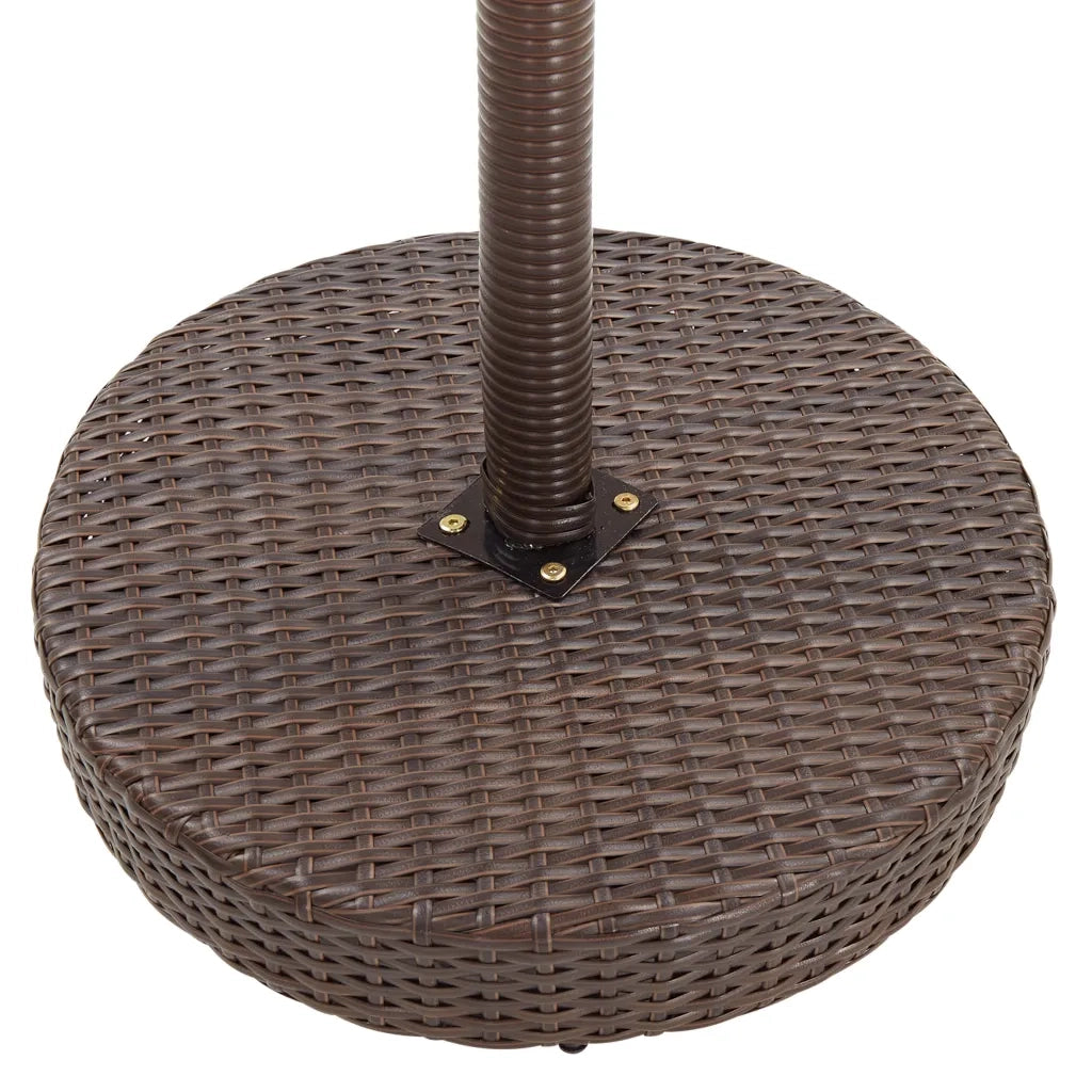 Set Bar da Giardino 3 pz | Set Salotto da Giardino con Cuscini Polyrattan Marrone