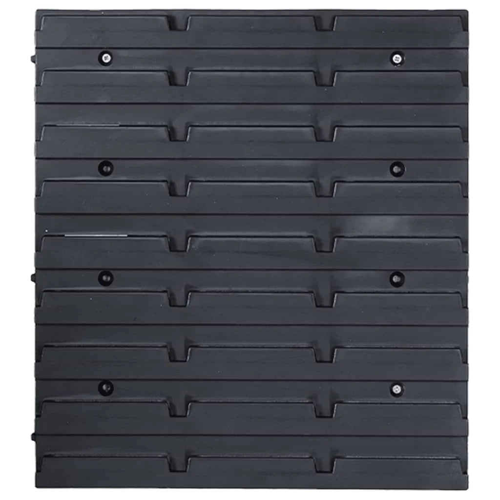 Kit contenitore portaoggetti e pannello da parete blu e nero da 96 pezzi 02_0003853