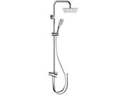 Colonna doccia moderna con soffione quadrato ultra piatto